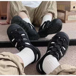 Keen Newport H2 Black Sandals for Men/Women - มีไซส์ครบ ส่งทุกวัน ระบายอากาศได้ดี เท่ เหมาะสําหรับทุกฤดูกาล