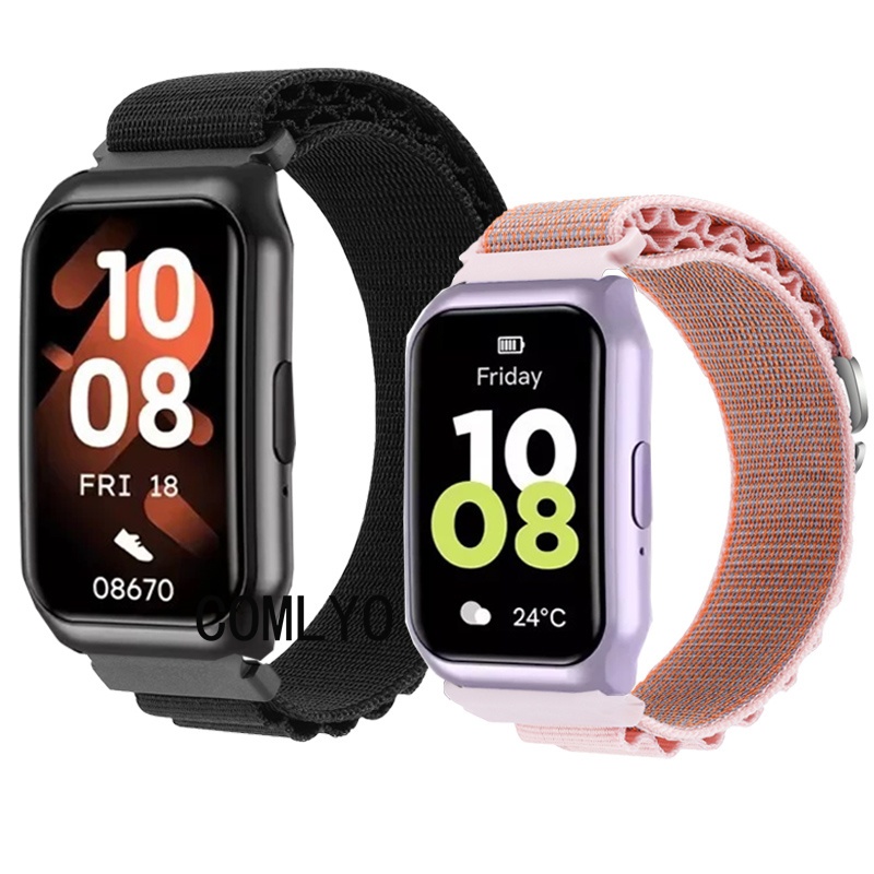 สําหรับ LAXASFIT H1 สายนาฬิกาอัจฉริยะไนลอนนุ่มกีฬาผู้หญิงผู้ชาย Band