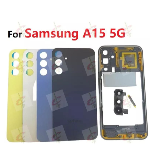 ฝาหลังสําหรับ Samsung Galaxy A15 5G SM-A156B กรอบกลาง
