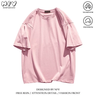 【จัดส่งตลอด 24 ชั่วโมง】NFV ใหม่ล่าสุด💕แฟชั่นเกาหลี เสื้อยืดเปล่า ระบายอากาศ ผ้าหนายับยากรีดง่าย ผ้าฝ้าย100% YG0