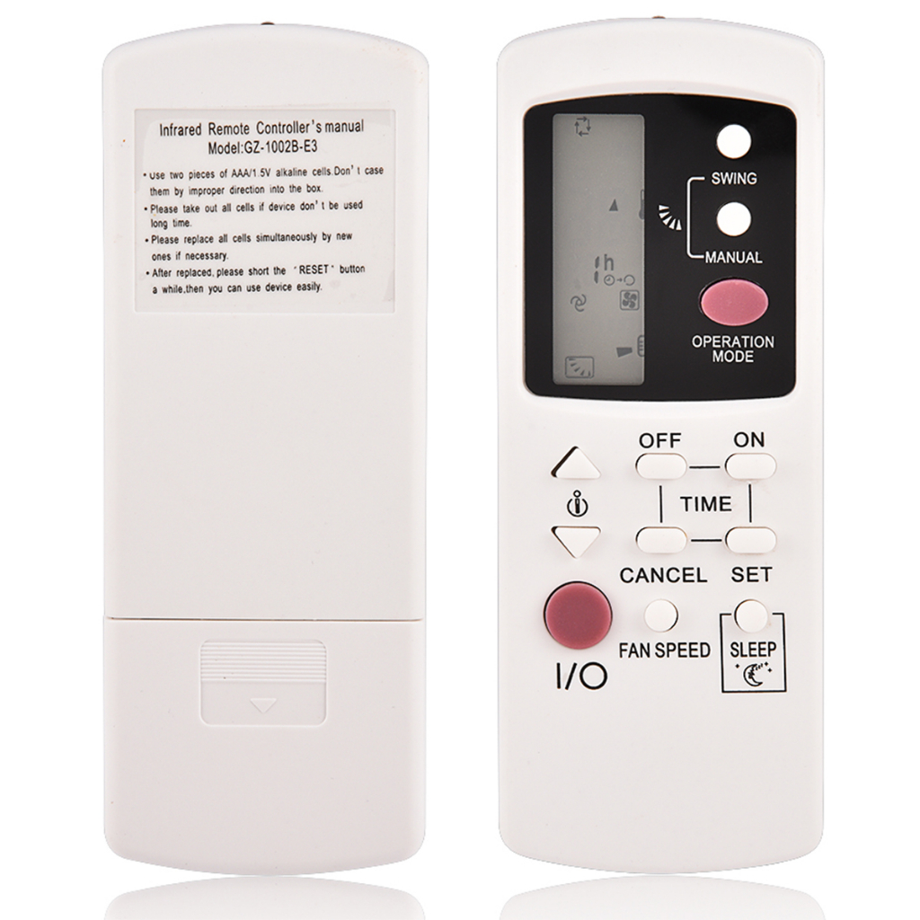 สากลสําหรับรีโมทแอร์เดี่ยวรุ่น GZ-1002A/GZ-1002B