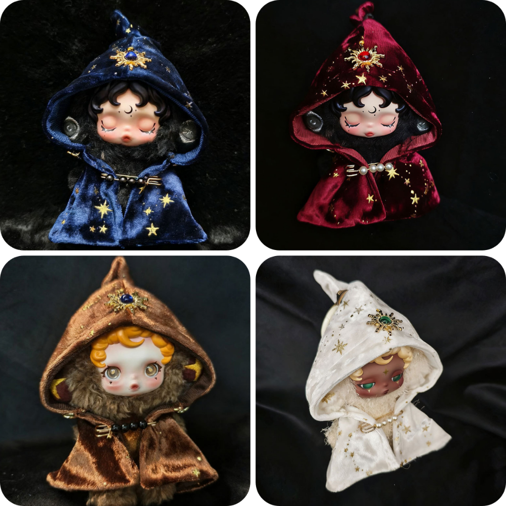 เฉพาะเสื้อผ้า เหมาะสําหรับ skullpanda Sleepless Theater Series เสื้อผ้าเด็ก Mystery Cloak Suit