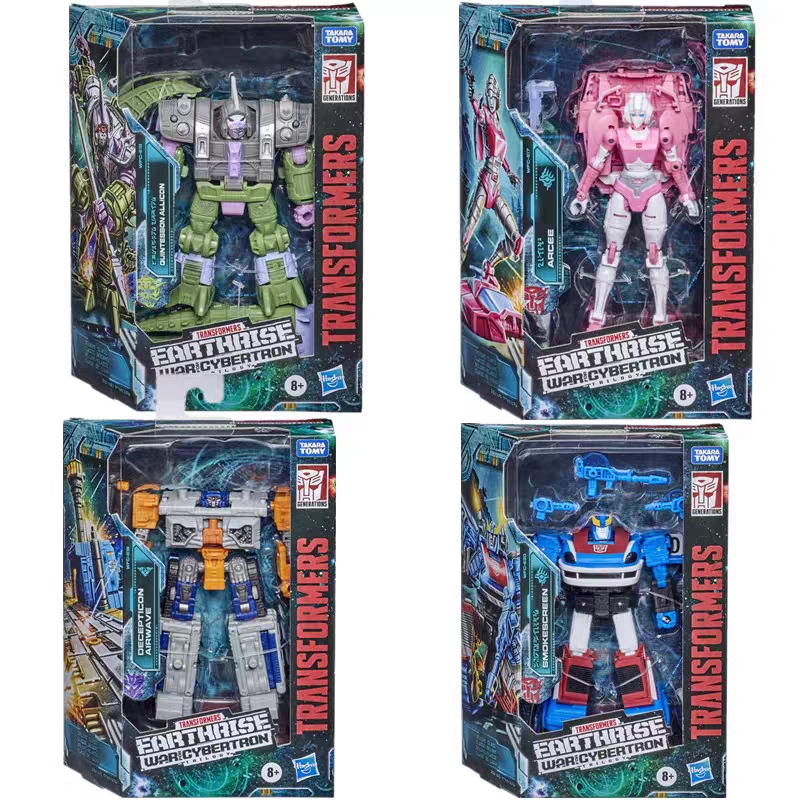 Hasbro Transformers Earthrise Deluxe Class Sunstreaker Runrange Trailbreaker Wheeljack Arcee Grapple