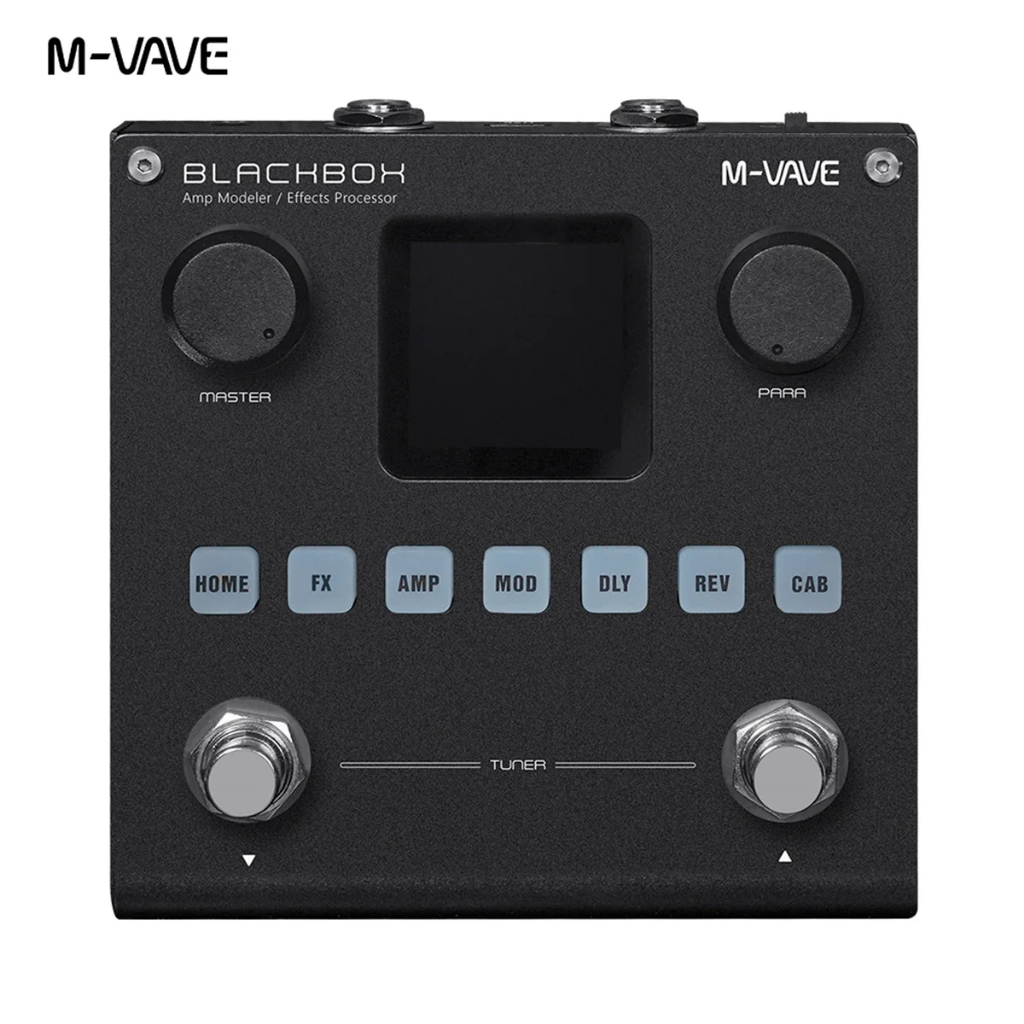 ⭐M-VAVE BLACKBOX เอฟเฟกต์กีตาร์/เบสมัลติฟังก์ชั่นเหยียบเอฟเฟกต์ (แบตเตอรี่ในตัว) รีเซ็ตได้ 80 ตัว โม