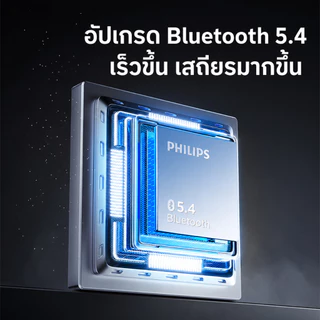 Philips TAN1020 หูฟังบลูทูธไร้สายแบบคล้องคอ เหมาะสำหรับวิ่ง ออกกำลังกาย ฟังเพลง เล่นเกม พร้อมระบบตัดเสียงรบกวนขณะสนทนาและฟังก์ชันแม่เหล็ก