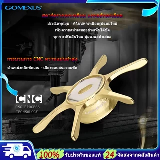 Gomexus แขนแต่งรอก 【เวอร์ชันอัปเกรด สลักลายพิเศษ】90mm อะลูมิเนียม+ไทเทเนียม ด้ามหมุนรอกเบท สำหรับ Daiwa Tatula / Steez / Zillion / Shimano Antares / Curado / Abu Garcia แขนแต่งรอกเบท แขนแต่งรอกสปินนิ่ง รอกตกปลา BDH-T22