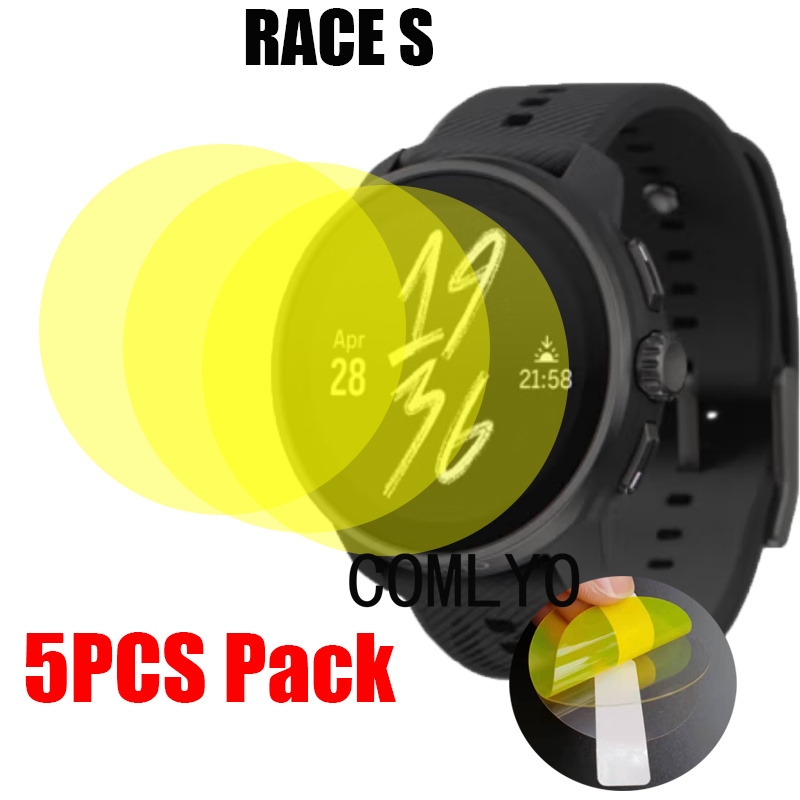 สําหรับ Suunto Race S / Race / แนวตั้ง 2 / RUN สมาร์ทนาฬิกาป้องกันหน้าจอ Ultra Thin Cover HD TPU ฟิล