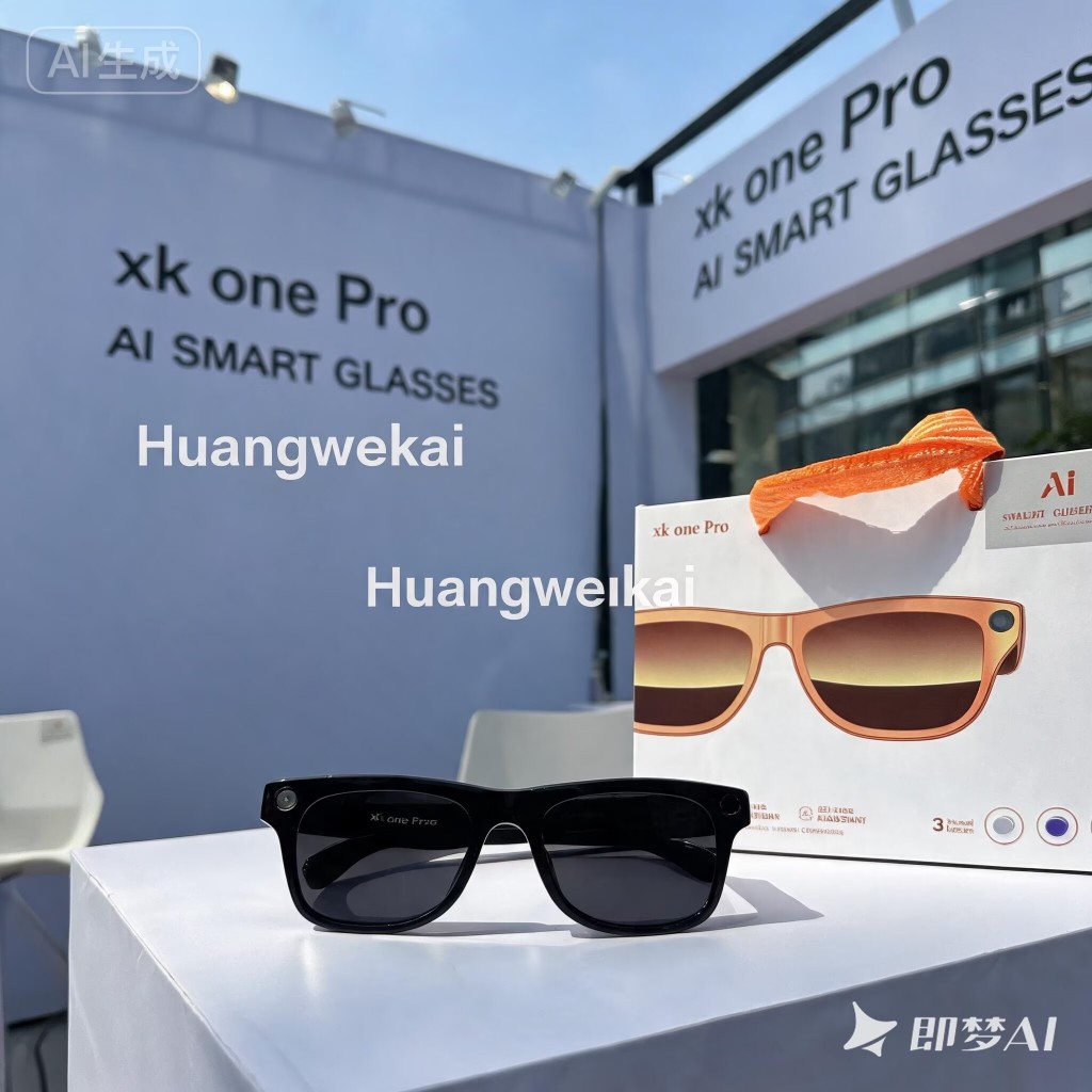 ล่าสุด xk one pro 8mp HD กล้องสมาร์ท Al กล้องแว่นตาสมาร์ท Voice Assistant Anti Blue-Light แว่นตากันแ