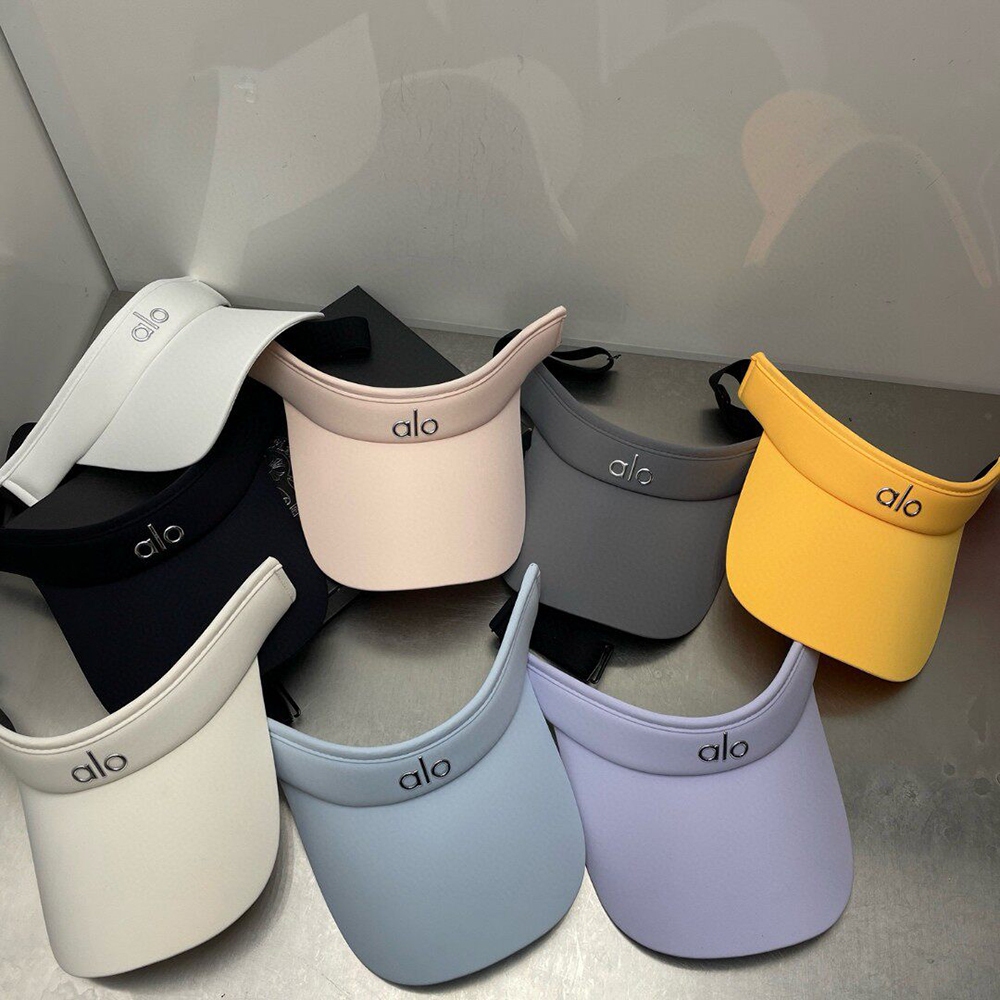 หมวก Air-Top ฤดูร้อนใหม่พร้อมโลโก้ตัวอักษรสําหรับผู้หญิงหมวกกันแดดทรงยาวกลางแจ้งและหมวกกีฬาผู้ชาย
