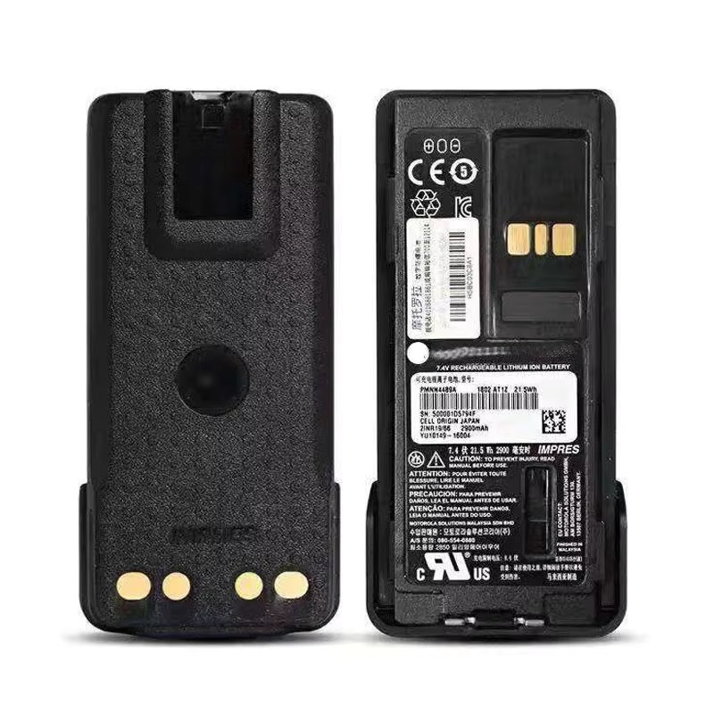 PMNN4489 แบตเตอรี่ Li-ion พร้อมคลิปเข็มขัด 2900mAh 21.5Wh อุปกรณ์เสริม IMPRES สําหรับ Motorola DP440