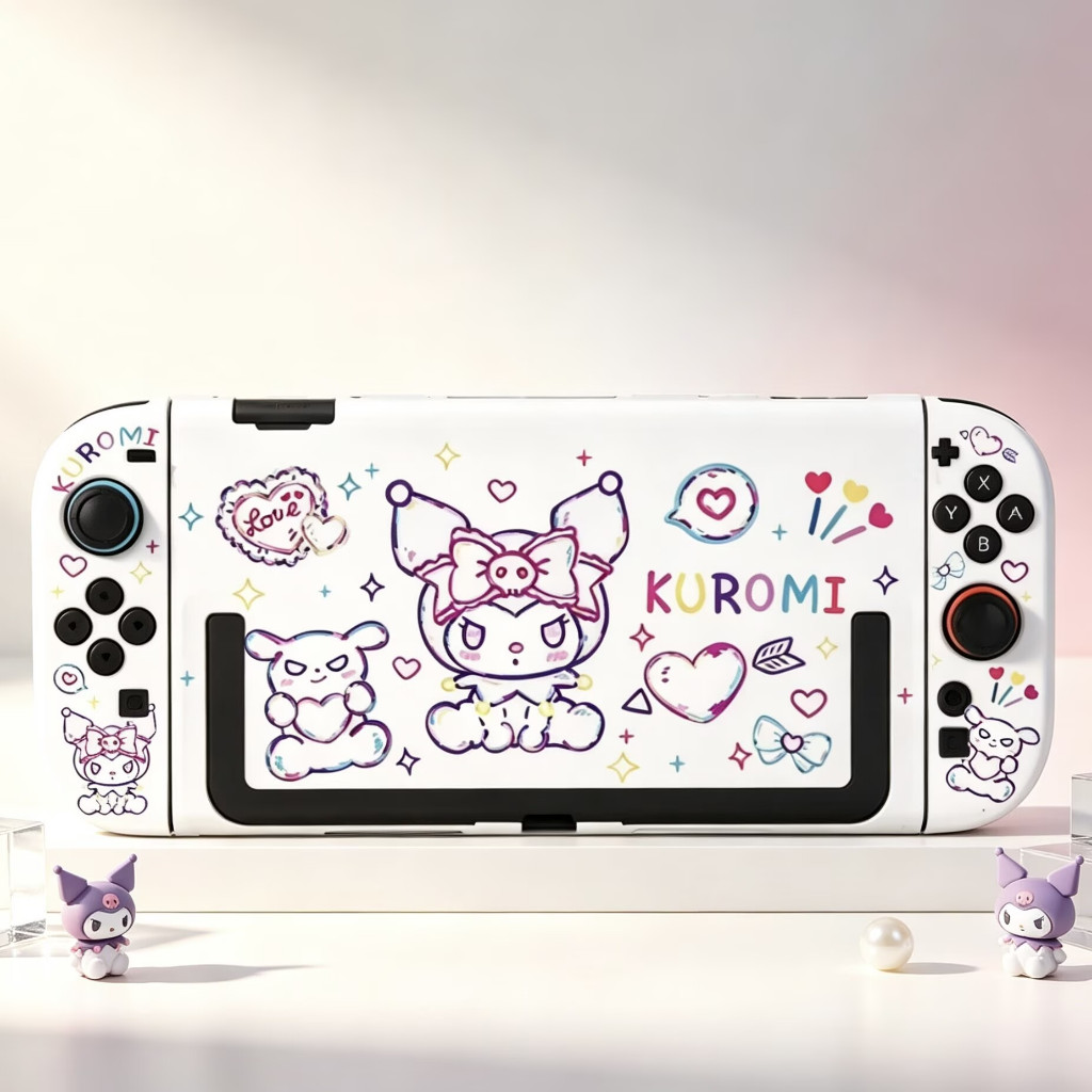 เคสแข็งป้องกัน Kuromi สําหรับ Nintendo Switch 2 2025,ฝาครอบป้องกันสําหรับ Nintendo Switch 2,Switch2 