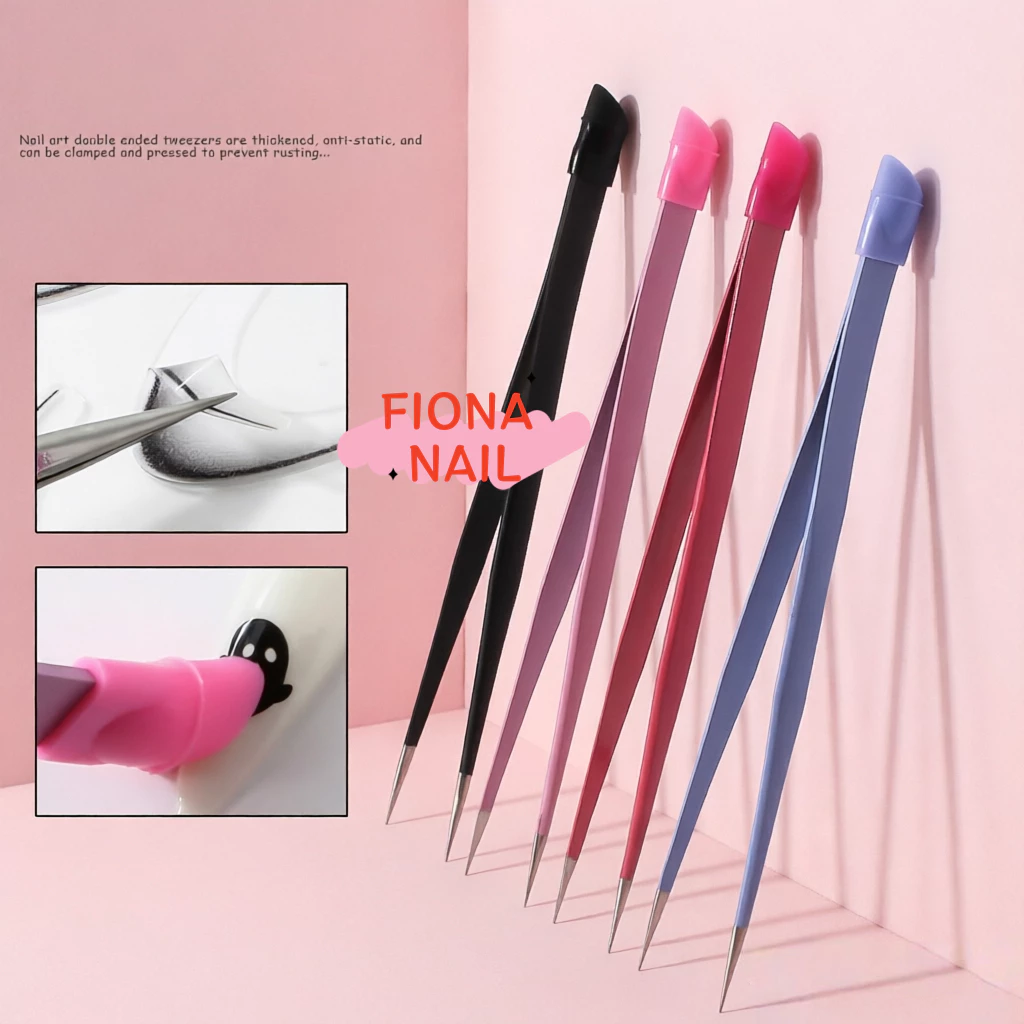 พร้อมส่ง(มี 4 สี)FIONA NAIL ที่หนีบสติกเกอร์ สามารถกดสติกเกอร์ให้แนบสนิท หนีบอะไหล่ ทรงสวย จับง่ายถนัดมือ ป้องกันไฟฟ้าสถิตย์ได้