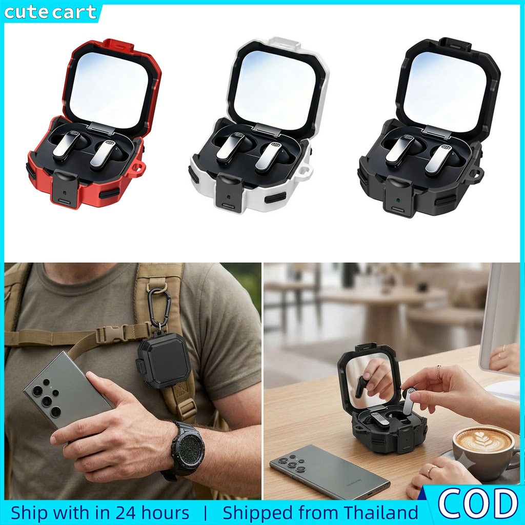 เคส Samsung Galaxy Buds 4 Pro / Buds Pro พร้อมตัวล็อค | เคสแข็งกันกระแทกทนทานป้องกันรอยขีดข่วนสําหรับหูฟังบลูทูธ ซัมซุง