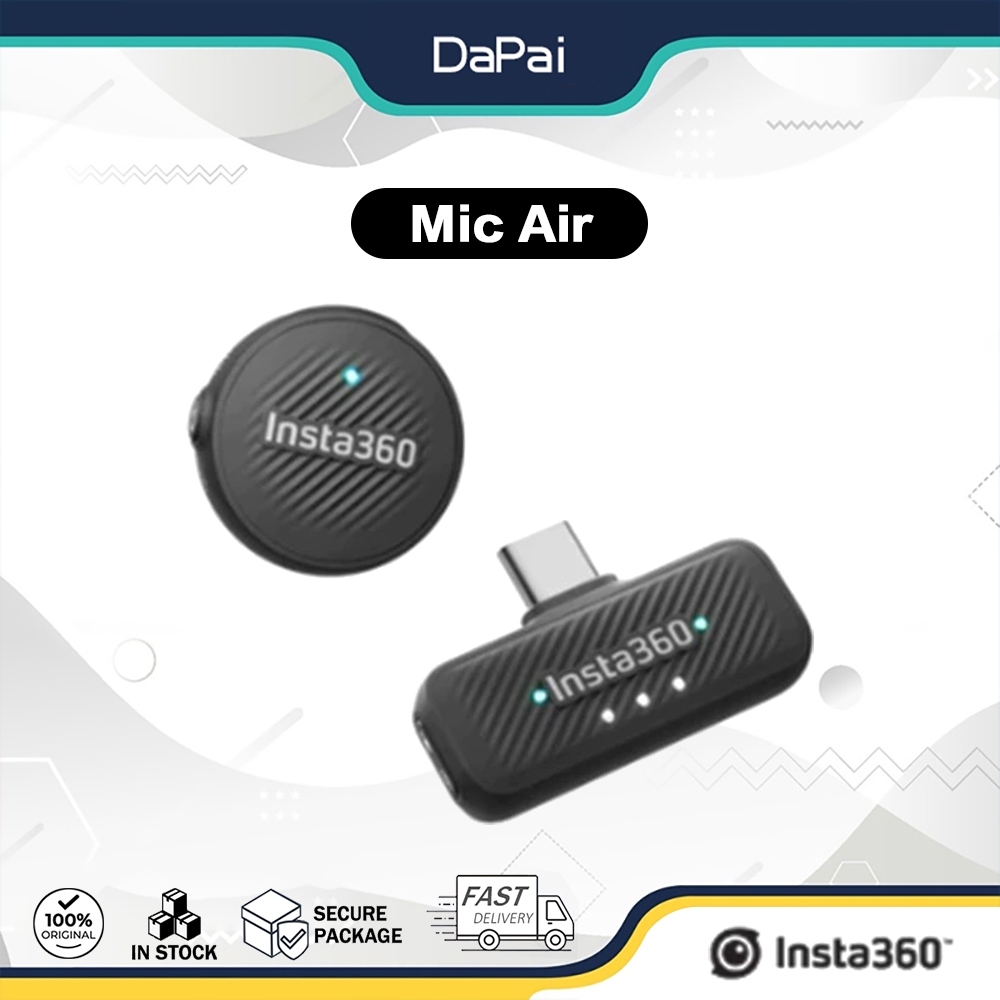 Insta360 Mic Air สําหรับ Insta360 X5Ace Pro 2Flow 2 Proflow Proflow Pro