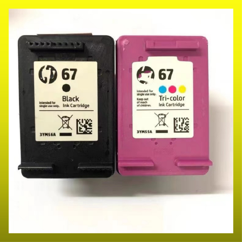 67XL ตลับหมึกสําหรับ hp67 สําหรับ HP 67 XL Deskjet 2723 2752 1225 6020 6052 6055 6420 6452 4152 4140