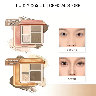 Judydoll Blush Highlight & Contour Palette: พาเลทแต่งหน้า 3-in-1 ที่ช่วยเพิ่มคุณสมบัติบนใบหน้าด้วยสีที่เนียนนุ่มติดทนนาน