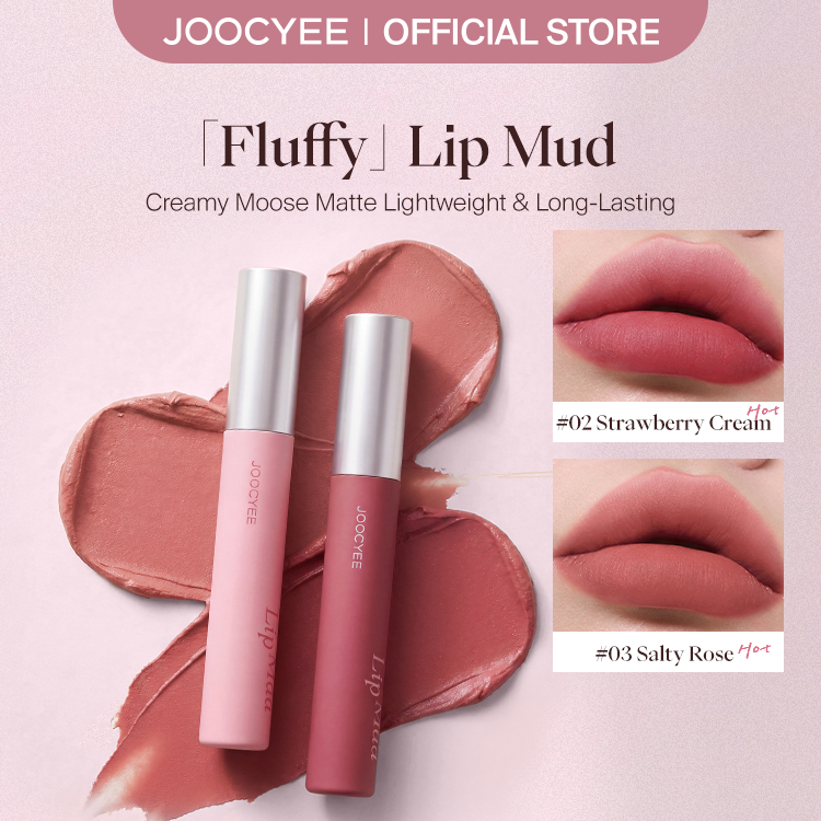 【New Launch】Joocyee Fluffy Lip Mud | Creamy Moose Matte Lightweight & Long-Lasting | ไม่อบแห้ง | ปั่นง่าย