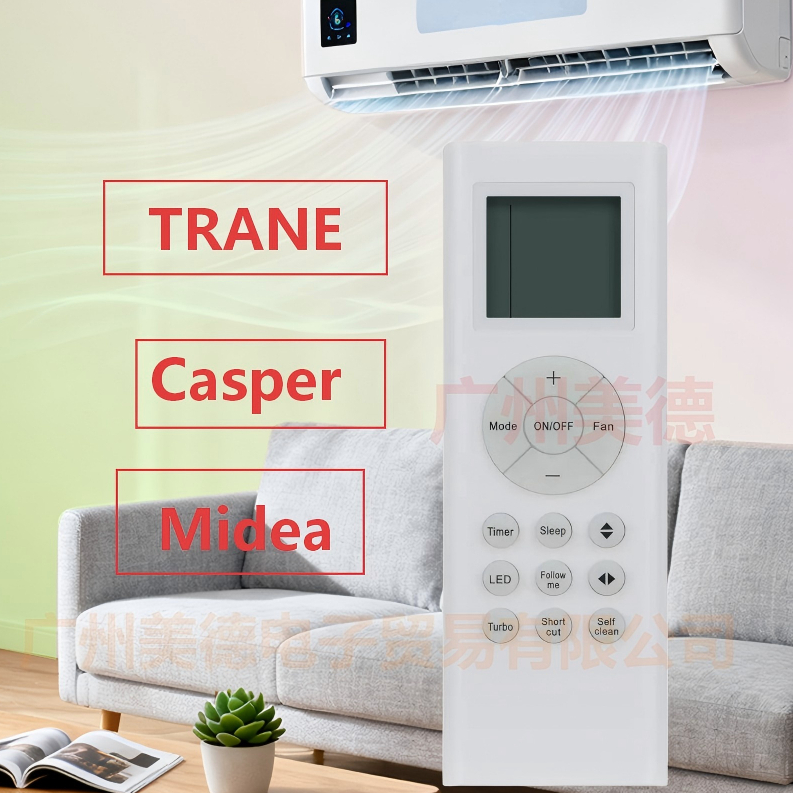 เครื่องปรับอากาศ TRANE/Casper/Midea เข้ากันได้กับ TRANE RG66A1 RG66A1 TRANE รีโมทอากาศใช้สําหรับ JOY