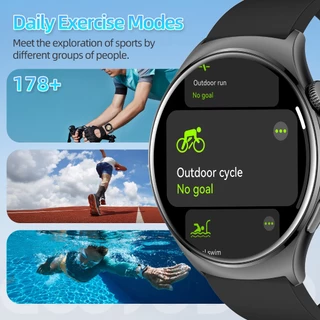 GOOJODOQ FB027 1.43" สมาร์ทวอทช์หน้าจอสัมผัส Amoled | ออกกําลังกาย | เข้ากันได้กับ IOS & Android | นาฬิกาออกกําลังกายบลูทูธ สมาร์ทวอทช์