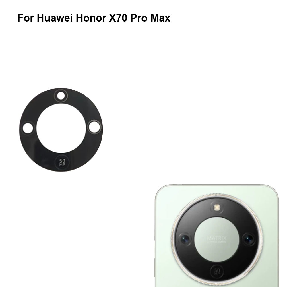 สําหรับ Huawei Honor X70 Pro Max เปลี่ยนกลับเลนส์กล้องด้านหลังสําหรับ Huawei Honor X 70 Pro Max Glas