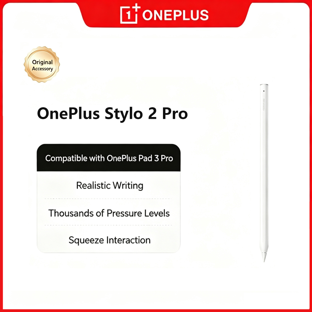 Original OnePlus Stylo 2 Pro Squeeze Gesture Lost Finding Long Battery Life Digital Drawing Note Tak