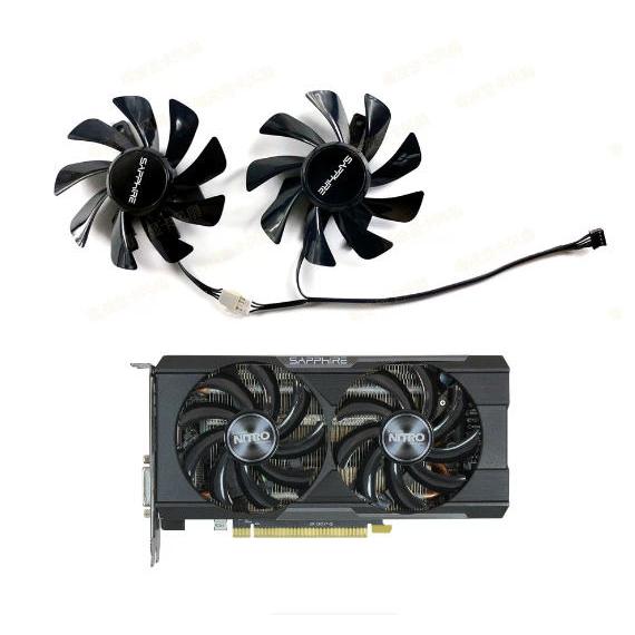 Sapphire Sapphire R9 370/R7 370/R7 350 NITRO Platinum Edition กราฟิกการ์ดพัดลมระบายความร้อน