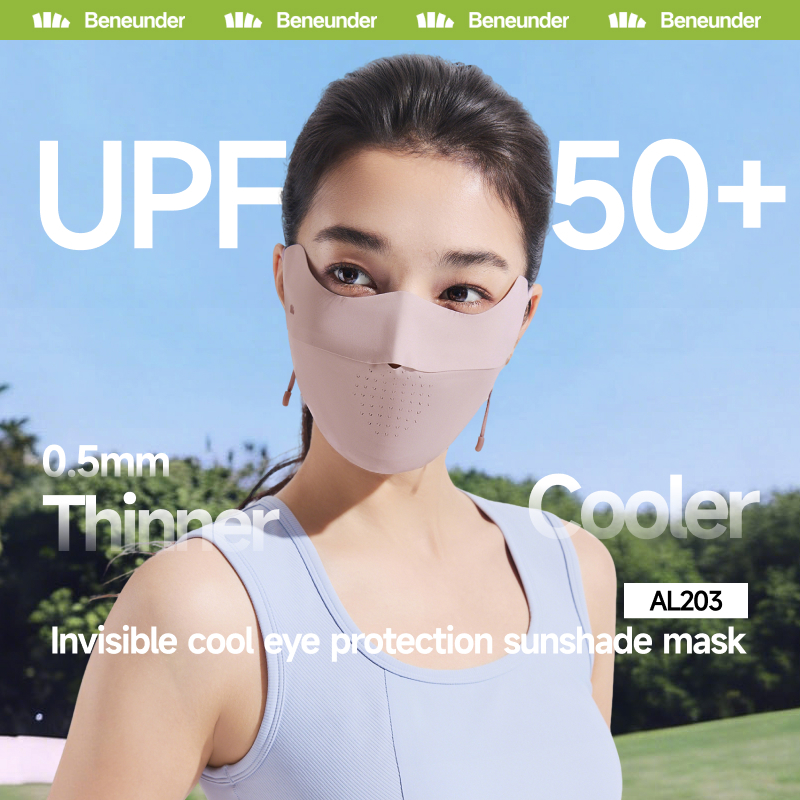 Beneunder AL203,หน้ากากกันแดดป้องกันดวงตาที่มองไม่เห็นน้ําหนักเบา