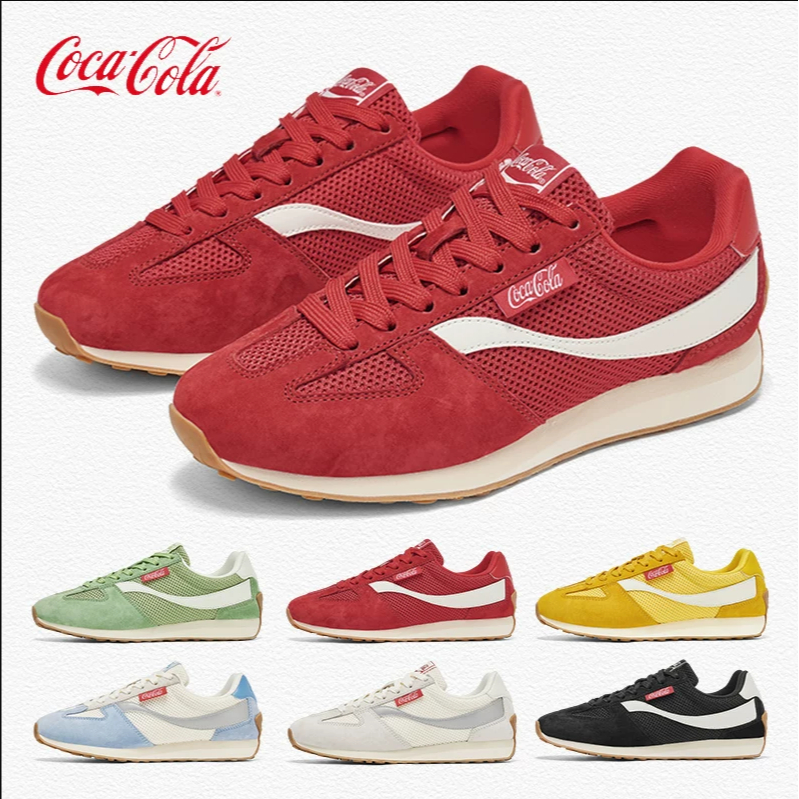 11 TBA4 Coca-Cola ผู้ชายผู้หญิง Breathable Training รองเท้ารองเท้าสบายๆกีฬารองเท้า Low Top ผ้าใบวิ่ง