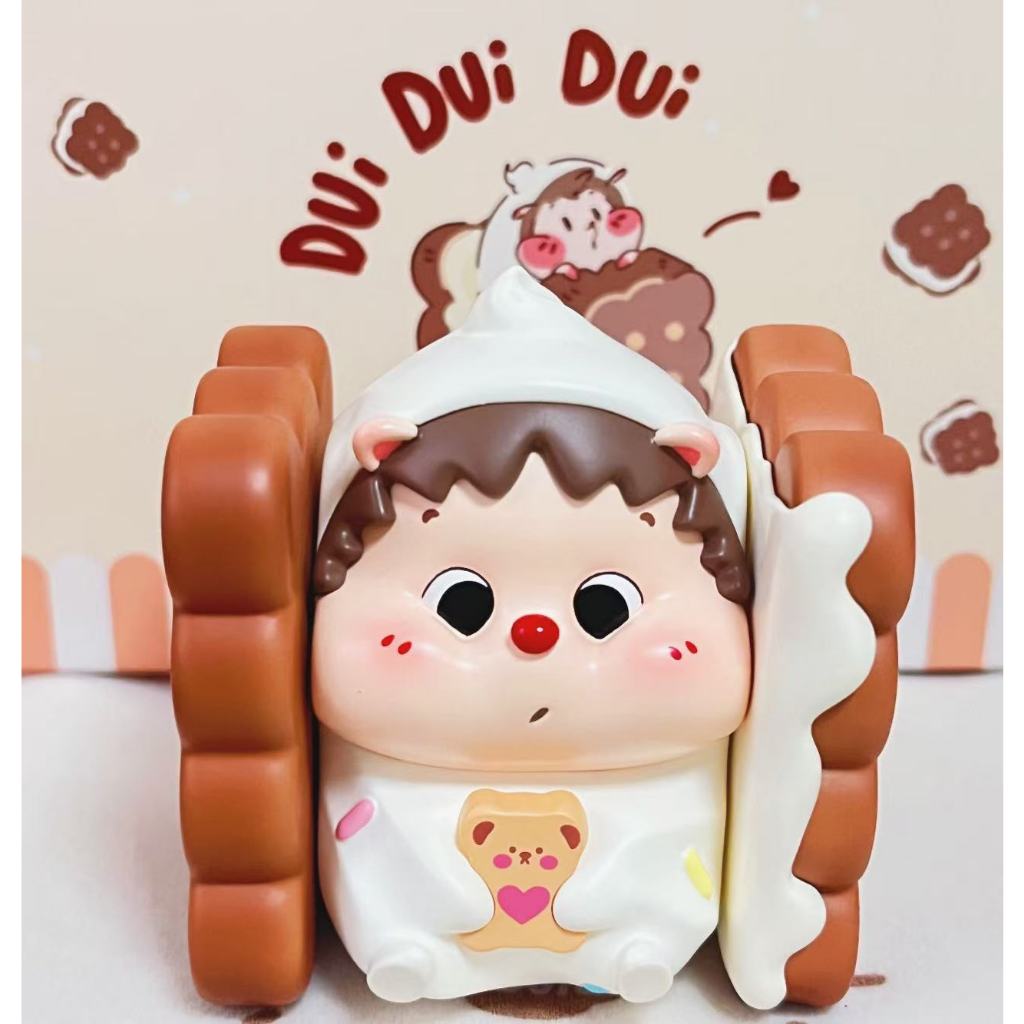 DUIDUIDUI บิสกิตขนาดเล็ก DUIDUI DUIDUI DUID บิสกิตเครื่องประดับทํามือ PVC ของสะสมเด็กเล่นของเล่นสร้างสรรค์