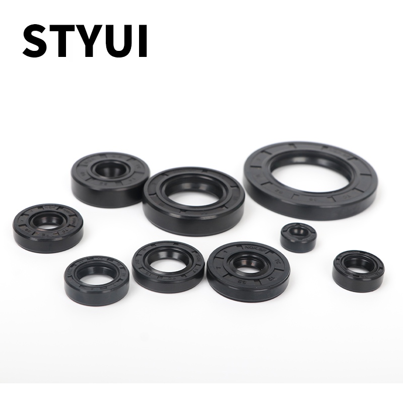 ยางไนไตรล์ (NBR) Lip Skeleton Oil Seal ID 8/12/15/16/17/18/19/20mm TC/TG/FB