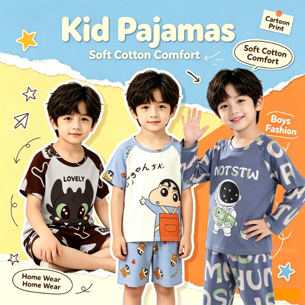 ชุดนอนคอกลมแขนยาวสําหรับเด็ก Hypoallergenic โพลีเอสเตอร์ Spiderman Boy หรือ Girls Nightie สําหรับ 7 - 8 ปี