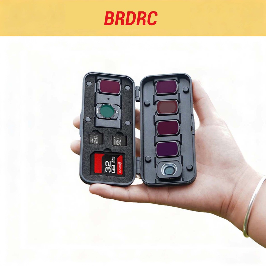 BRDRC ฝาครอบกรองสําหรับกระเป๋า 3 อุปกรณ์จัดเก็บข้อมูลฝุ่น Anti-scratch Water-splash proof Shock-proof สําหรับการเดินทาง