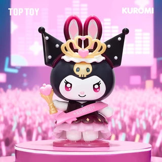 TOPTOY x Kuromi Sparkling Idol Series Figures Blind Box ตุ๊กตาน่ารัก ของเล่นฟิกเกอร์ ของขวัญวันเกิด 100%ORI