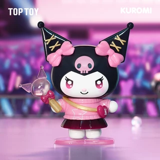 TOPTOY x Kuromi Sparkling Idol Series Figures Blind Box ตุ๊กตาน่ารัก ของเล่นฟิกเกอร์ ของขวัญวันเกิด 100%ORI