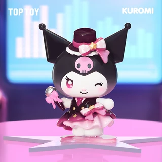 TOPTOY x Kuromi Sparkling Idol Series Figures Blind Box ตุ๊กตาน่ารัก ของเล่นฟิกเกอร์ ของขวัญวันเกิด 100%ORI