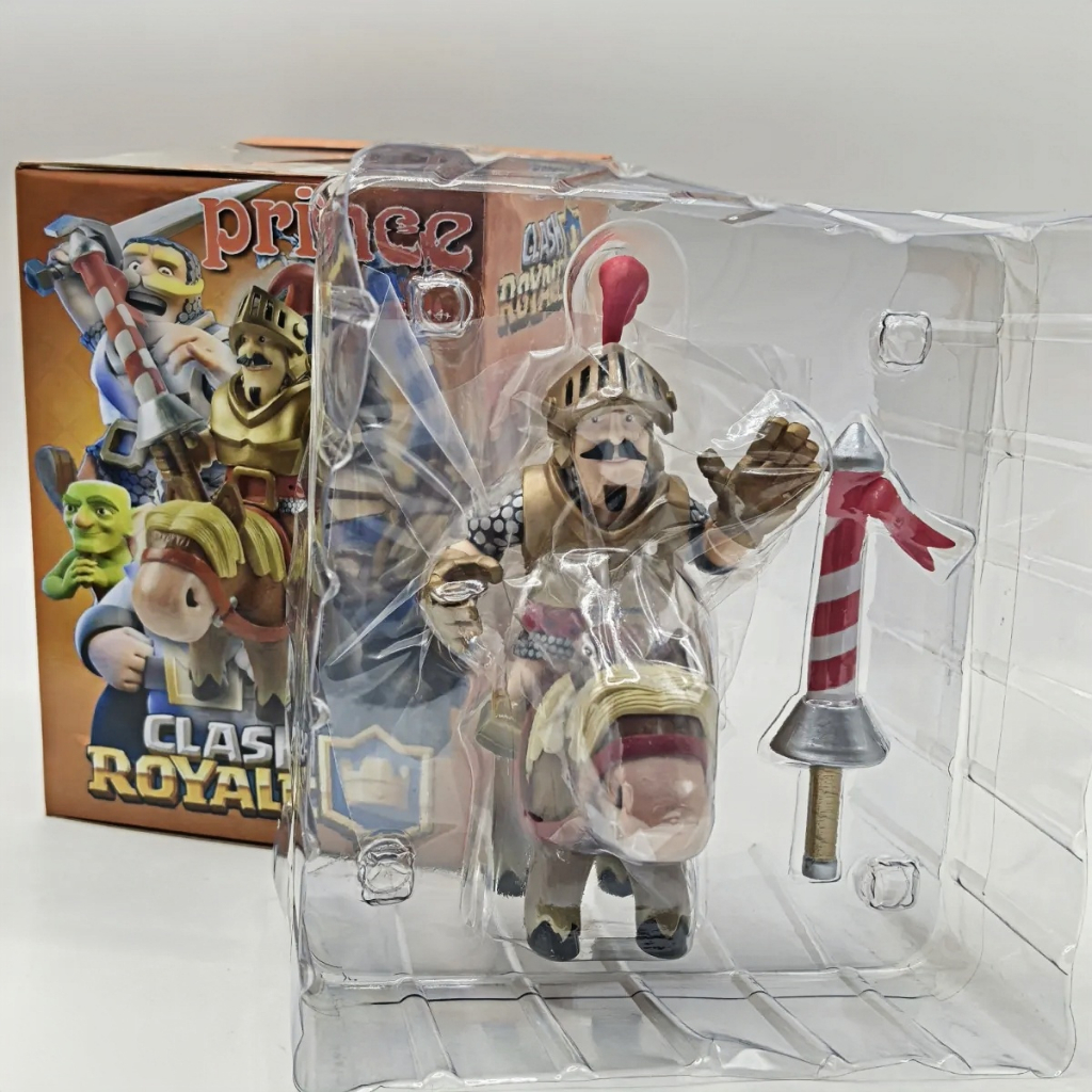 ฟิกเกอร์ Barbarian King Clash Royale โมเดลตัวละครจากมือถือเกมยอดนิยม ทำจากวัสดุ PVC คุณภาพสูง ปลอดสา