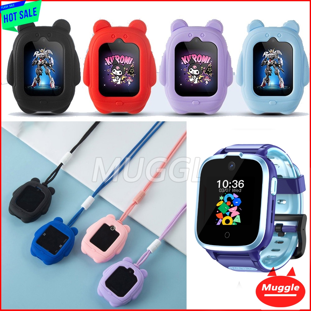 เคสป้องกัน TrueX Smart Watch For Kid 4G กรณีซิลิโคนอ่อนนุ่ม TrueX สมาร์ทวอท์ชสําหรับเด็ก 4G การ์ตูนเด็กนาฬิกาฝาครอบป้องกันแขวน TrueX ฝาครอบนาฬิกา