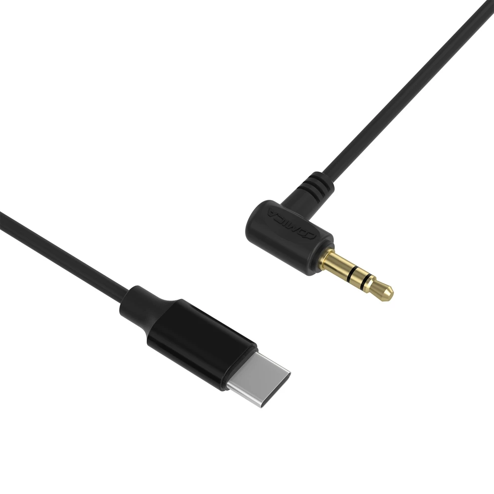 COMICA CVM-D-UC II 3.5 มม.TRS ถึง USB-C Microhphone สายสัญญาณเสียงพร้อมเอาต์พุตดิจิตอลเข้ากันได้กับ Dji Action 3 และ Samsung, Huawei, Xiaomi, Realme สมาร์ทโฟน Android thumbnail 4
