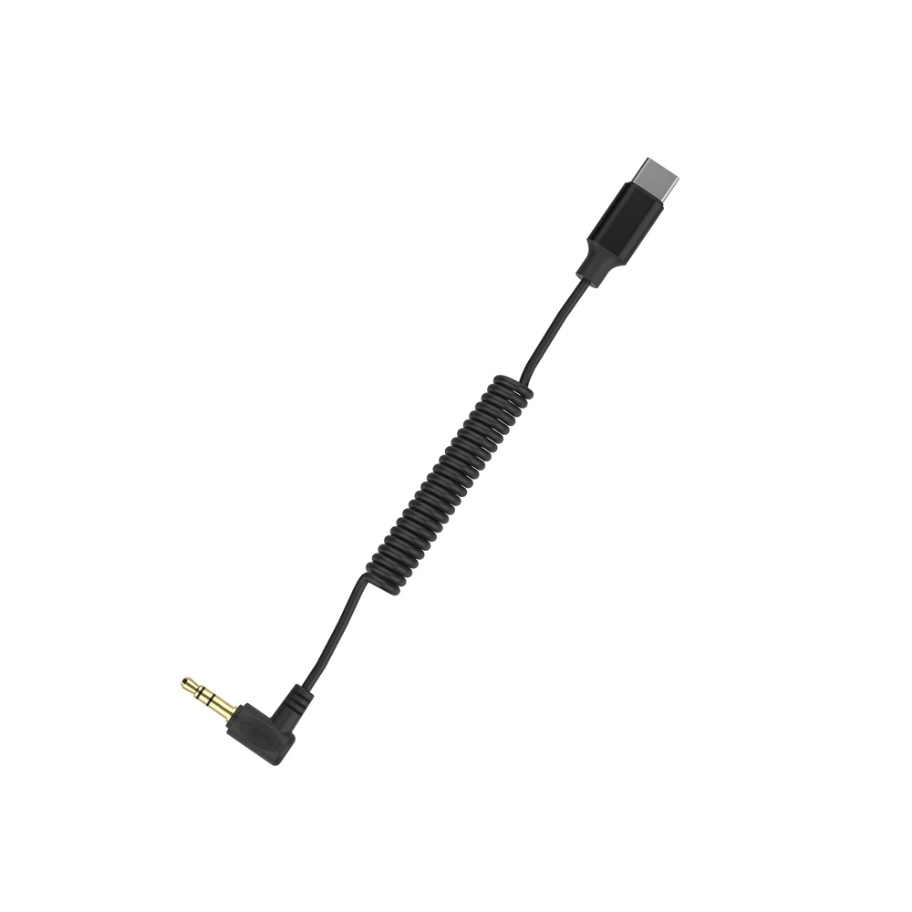 COMICA CVM-D-UC II 3.5 มม.TRS ถึง USB-C Microhphone สายสัญญาณเสียงพร้อมเอาต์พุตดิจิตอลเข้ากันได้กับ Dji Action 3 และ Samsung, Huawei, Xiaomi, Realme สมาร์ทโฟน Android thumbnail 6