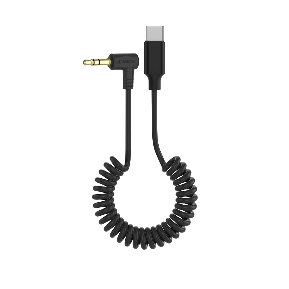 COMICA CVM-D-UC II 3.5 มม.TRS ถึง USB-C Microhphone สายสัญญาณเสียงพร้อมเอาต์พุตดิจิตอลเข้ากันได้กับ Dji Action 3 และ Samsung, Huawei, Xiaomi, Realme สมาร์ทโฟน Android thumbnail 8