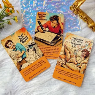 The Anti-Affirmation Deck ไพ่พยากรณ์ตลกๆ 54 ใบ ไพ่ทาโรต์ ดูดวงรายวัน เตือนสติ ของขวัญปาร์ตี้ เหมาะสำหรับมือใหม่