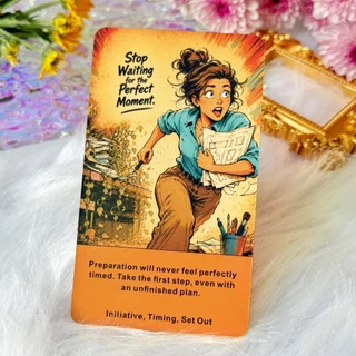 The Anti-Affirmation Deck ไพ่พยากรณ์ตลกๆ 54 ใบ ไพ่ทาโรต์ ดูดวงรายวัน เตือนสติ ของขวัญปาร์ตี้ เหมาะสำหรับมือใหม่