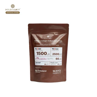 Moleculogy CERAHIDRA Collagen เป็นเครื่องดื่มบํารุงผิวทุกวัน สามารถให้ความชุ่มชื้น กระชับ และลดริ้วรอย.(90g)