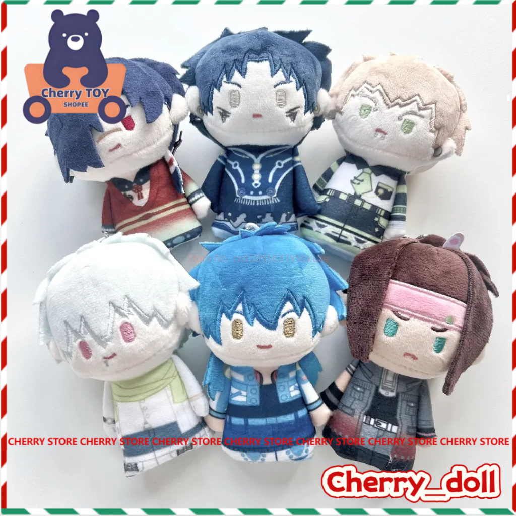 Nullset DRAMAtical Murder Plush หุ่นนิ้วมือพวงกุญแจ Aoba Kujaku อะนิเมะตุ๊กตาจี้สําหรับอะนิเมะเกมแฟน