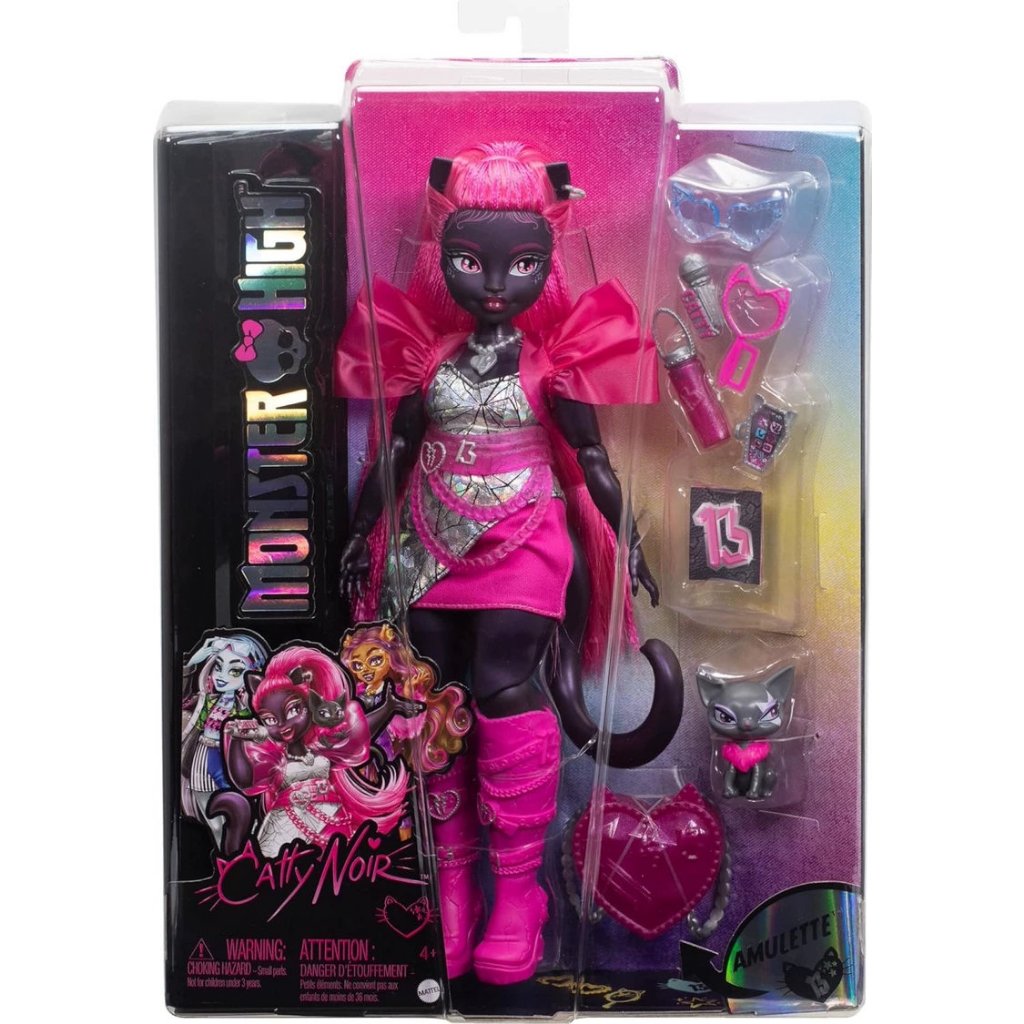 Monster High G3 Third Generation Singer Black Catty Noir Catty Noir Doll RM213