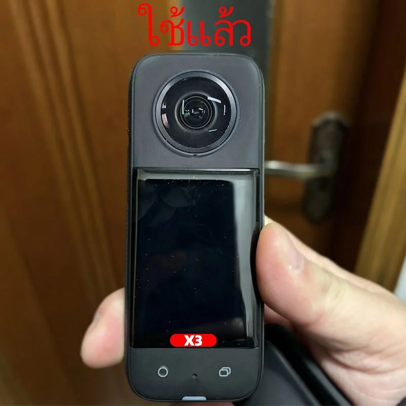 กล้อง 360 องศาสำหรับ Insta360 X3 ความละเอียด 5.7K สำหรับถ่าย Vlog มอเตอร์ไซค์ ดำน้ำ บันทึกภาพ X3 พร้อมระบบกันสั่น กล้องพาโนรามา Insta 360 แอ็คชั่น กล้องมือถือ