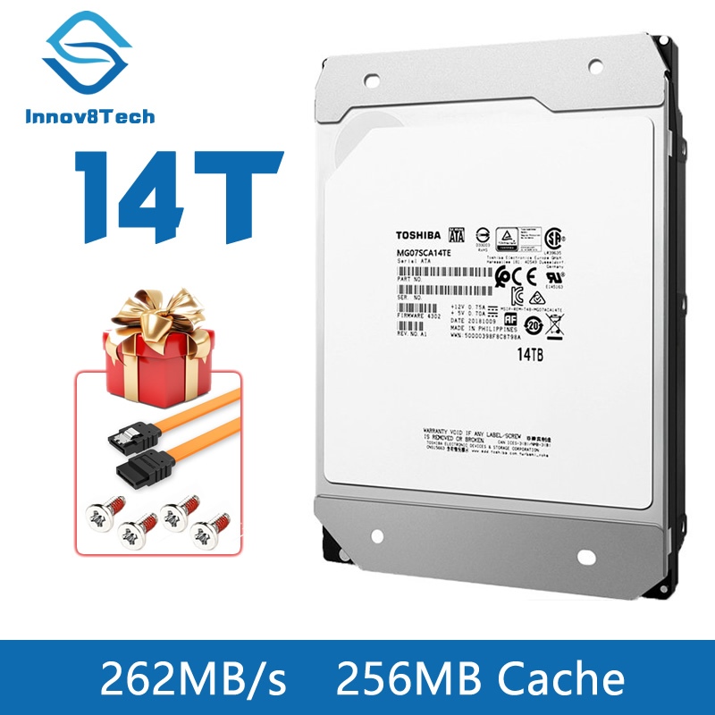 ฮาร์ดไดรฟ์ Hdd ขององค์กร MG07ACA14TE 14TB SATA3 14TB HDD