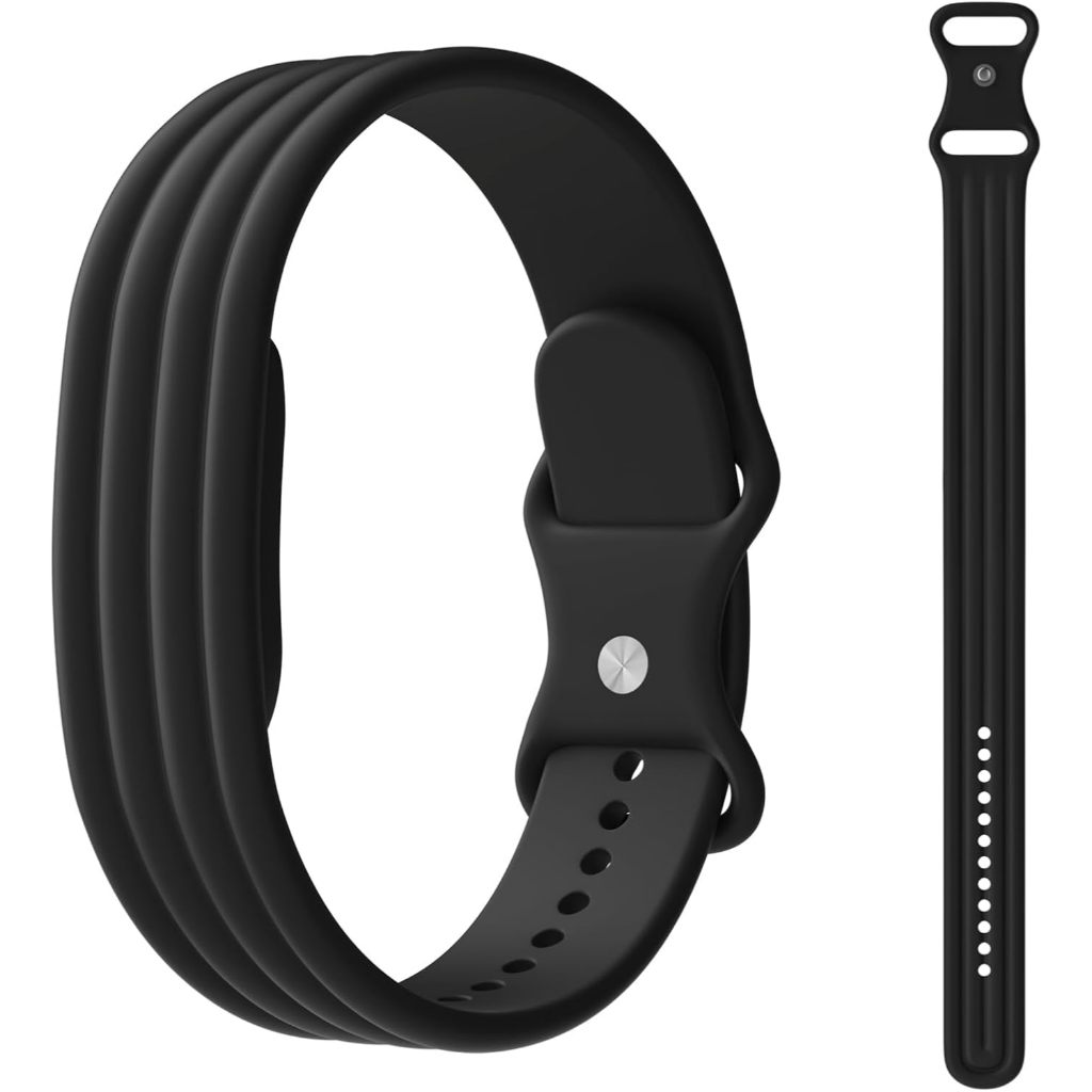สายรัดซิลิโคนอ่อนนุ่มพิเศษสําหรับ Google Fitbit Air Smartwatch อุปกรณ์เสริมสายรัดข้อมือแบบปรับได้สําหรับออกกําลังกายและสวมใส่ทุกวันสําหรับผู้หญิงผู้ชาย