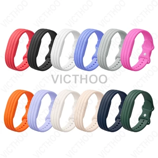 สายรัดซิลิโคนอุปกรณ์เสริมสายรัดข้อมือระบายอากาศสําหรับ Google Fitbit Air