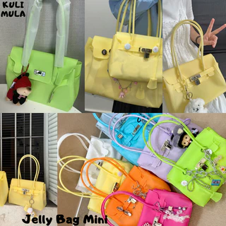 รุ่นล่าสุด!!🔥 KULIMULA|| Jelly Mini Bag PVC Kiiikiii กระเป๋ากันน้ำ Jelly Shoulder กระเป๋าโท้ท ใช้งานได้ทุกวัน